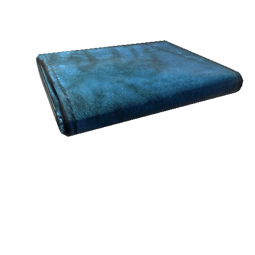 Tri Fold Wallet Blue